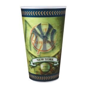 New York Yankees 3D Capitol Cup MLB Collectible Plastic Glass